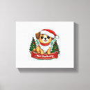 Search for funny christmas canvas prints Weimaraner