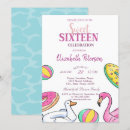 Search for pool sweet 16 invitations Flamingo