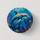Search for marine animals badges Dolphin