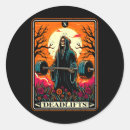 Search for death card stickers Pumpkin