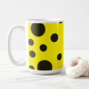 Search for polka dot pattern mugs Yellow