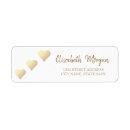 Search for couple hearts return address labels Girly