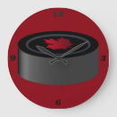 Search for hockey clocks Maple leaf