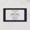 Search for emergency contact business cards Parent networking