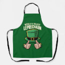 Search for irish humour aprons Shamrock