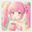 Search for cute bubble tea stickers Anime