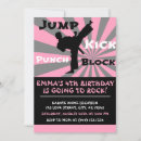 Search for ninja invitations Pink