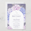Search for blue and lavender wedding invitations Floral