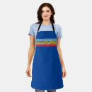 Search for vintage stripes aprons Blue