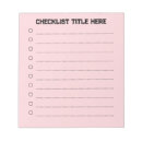 Search for checklist notepads Simple