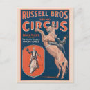 Search for vintage circus postcards Old