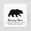 Search for bear business cards Wildlife