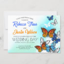 Search for orange butterfly invitations Elegant