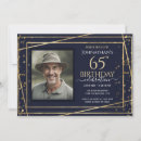 Search for 65th birthday invitations Gold