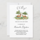 Search for woodland animals baby shower invitations Deer