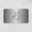 Search for metallic silver business cards Glam