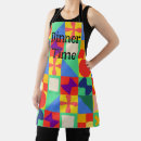 Search for patchwork aprons Red