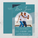 Search for glass wedding invitations Teal