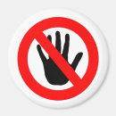 Search for do not touch signs Warning