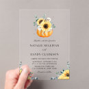 Search for fall sunflower wedding invitations Autumn