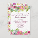 Search for peach engagement party invitations Watercolor floral