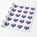 Search for australia wrapping paper Heart