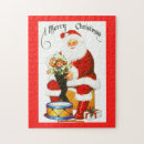 Search for santa vintage puzzles Merry