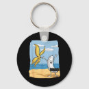 Search for footprints in the sand key rings Shells