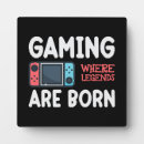 Search for gamer plaques Console