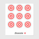 Search for bullseye target stickers Round