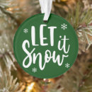 Search for let it snow christmas tree decorations Cute