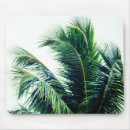 Search for tropical palm tree mousepads Green leaves
