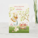 Search for goddaughter birthday cards Watercolor