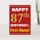Search for eighty seven cards 87 years old
