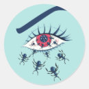 Search for red eye stickers Scary