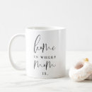 Search for home is where mugs Calligraphy
