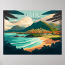 Search for vintage hawaii posters Oahu