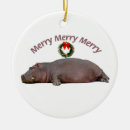 Search for hippo christmas decor Merry