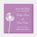 Search for purple save the date magnets Rustic