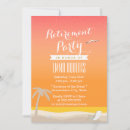Search for beach retirement invitations Tropical