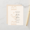 Search for monogram 4x5 wedding invitations Simple minimalist