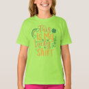 Search for leprechaun kids tshirts Lucky
