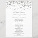 Search for confetti programmes Order of service