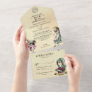 Search for alice in wonderland wedding invitations Vintage