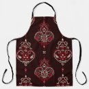 Search for paisley print aprons Black