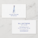 Search for music lessons business cards Minimalist