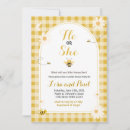 Search for honey bee gender reveal invitations He or she