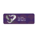 Search for silver heart return address labels Black