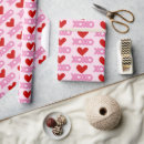 Search for love wrapping paper Pink