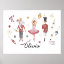Search for watercolor ballet posters Nutcracker